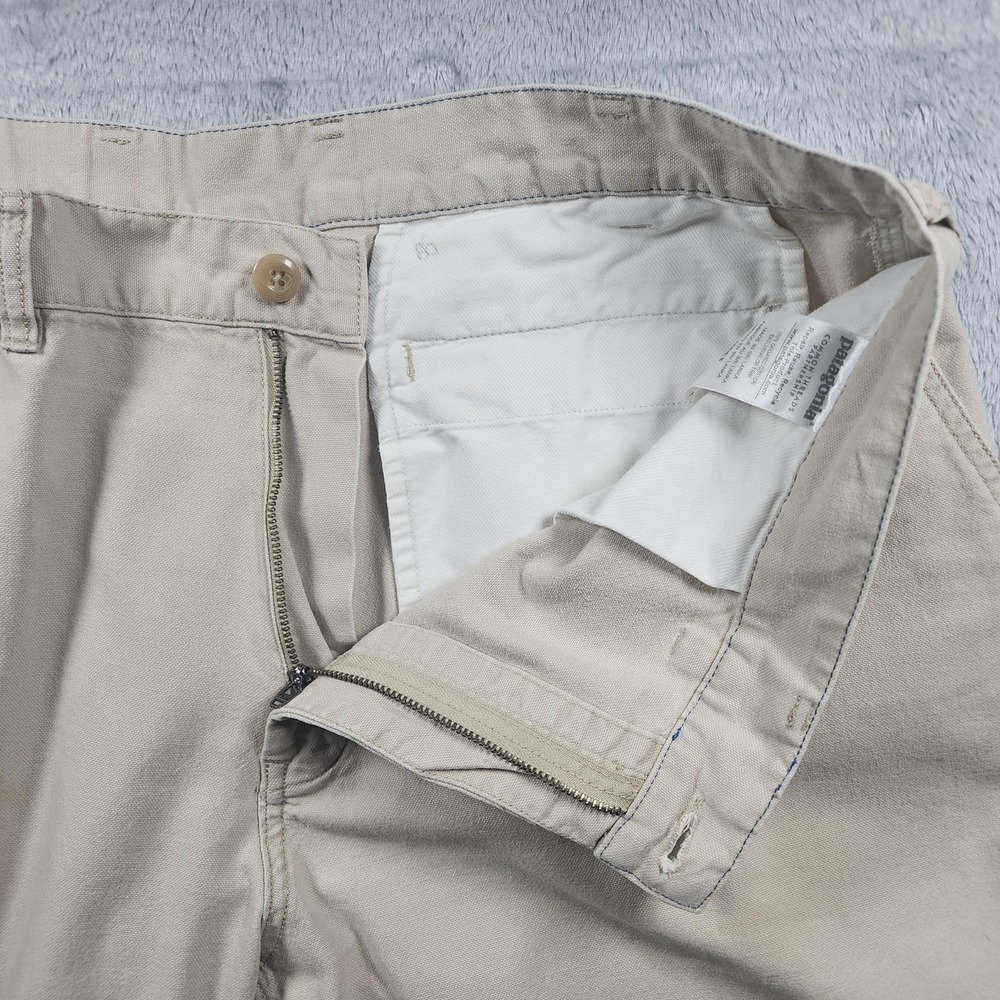 Patagonia Pants Mens 38x31 Beige Khaki Organic Cotton Chino Straight Leg Casual - Picture 7 of 16
